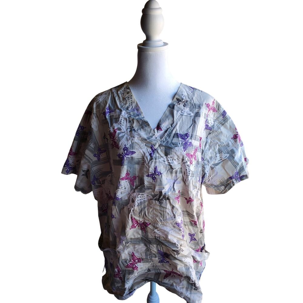 Woman's Butterfly Scrub - Size XL - 20 W x 26 L